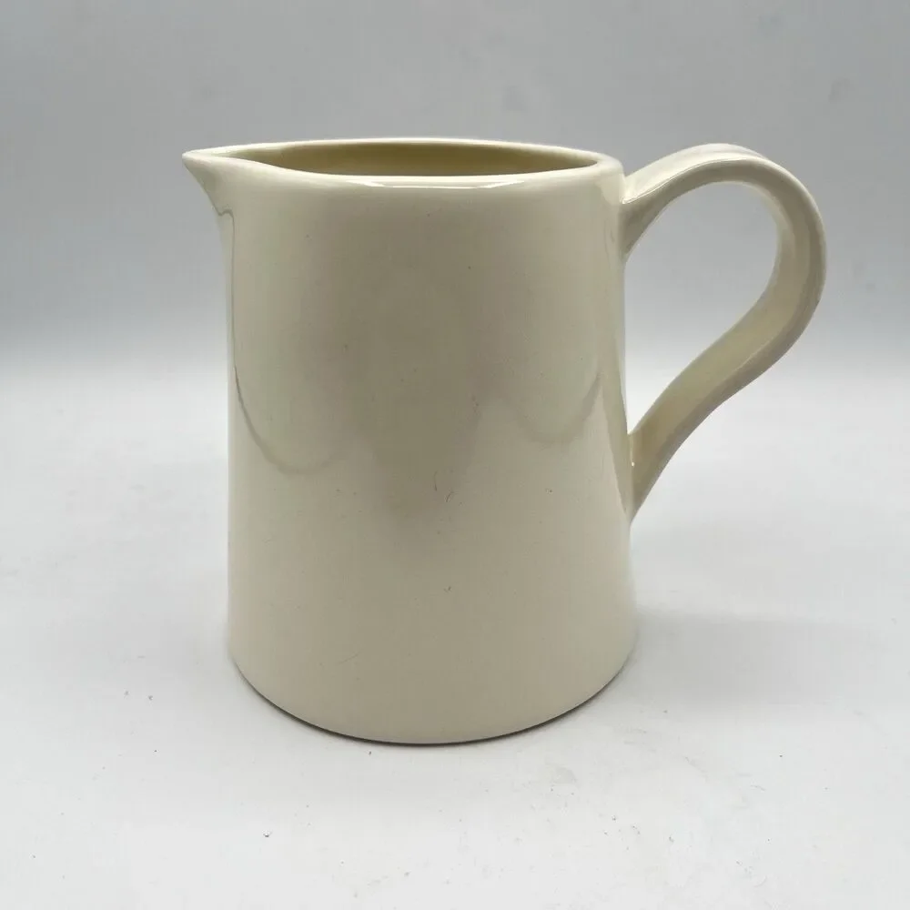 Pottery Barn Studio By Barbara Eugene Ivory White Creamer Pitcher